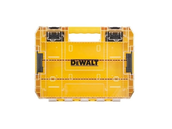 Suuri tukeva kotelo + DEWALT [DT70839-QZ], jossa on 6 lokeroa