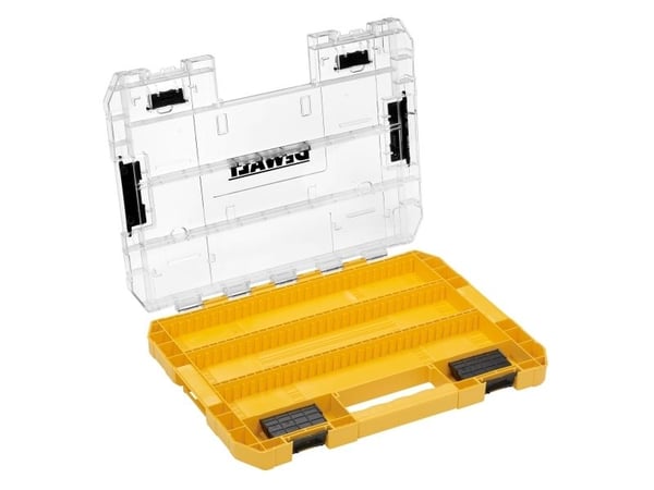 Suuri tukeva kotelo + DEWALT [DT70839-QZ], jossa on 6 lokeroa
