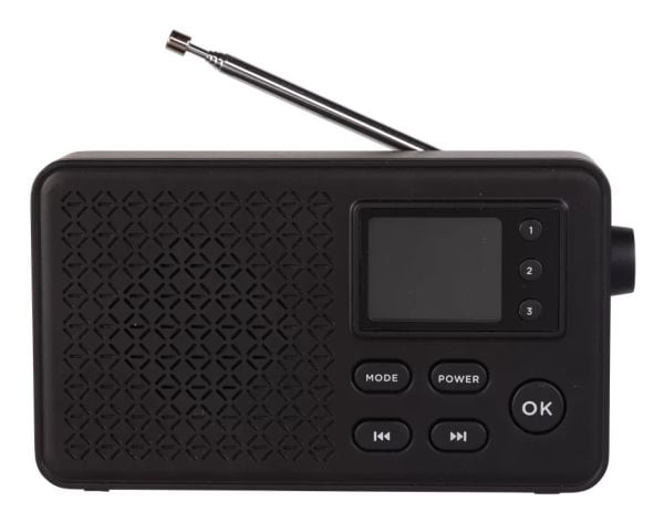 DENVER DAB-57 - Bärbar DAB-radio - 10 Watt - svart