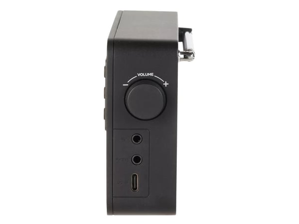 DENVER DAB-57 - Bärbar DAB-radio - 10 Watt - svart