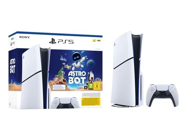 Sony PlayStation 5 Slim Disc - Astro Bot Set 1 TB konsoll hvit