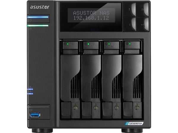 ASUSTOR Lockerstor 4 Gen2 AS6704T - NAS-server - iSCSI støtte