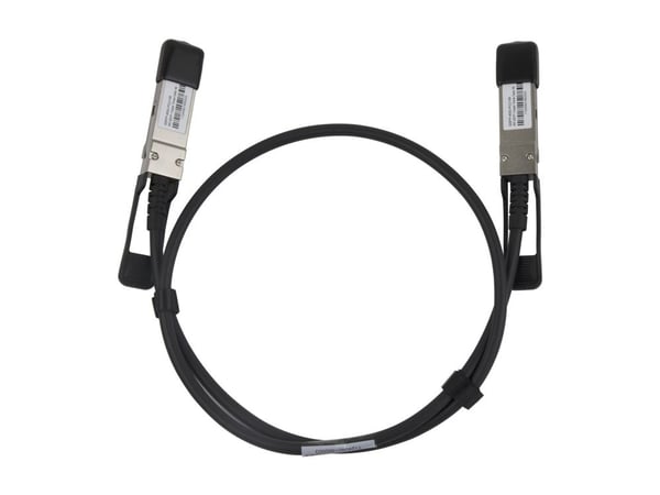 DELTACO - 40GBase-CU direkte tilkoblingskabel - QSFP+ til QSFP+ - 1 m - toakset - passiv - svart