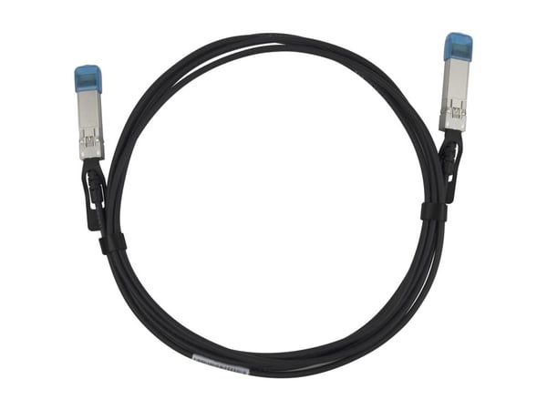 DELTACO - 10GBase-CU direkte tilkoblingskabel - SFP+ til SFP+ - 2 m - toakset - passiv - svart