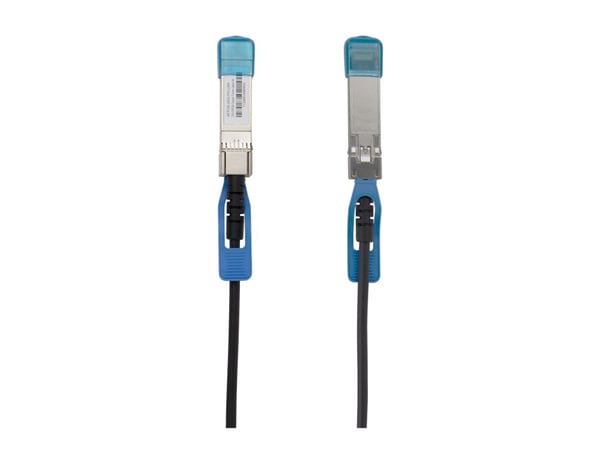 DELTACO - 25GBase-CU direkte tilkoblingskabel - SFP28 til SFP28 - 3 m - toakset - passiv - svart