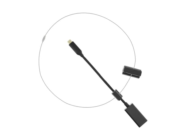 DELTACO - Videoadaptersats - svart - modulär
