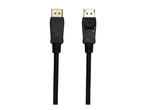 Deltaco DisplayPort DP1.4 Flex cable, 1M, black, 1 m, DisplayPort, DisplayPort, Uros, Uros, 7680 x 4320 pikseliä