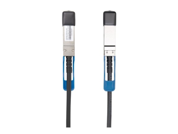 DELTACO - 100GBase-CU direkte tilkoblingskabel - QSFP28 til QSFP28 - 3 m - toakset - passiv - svart
