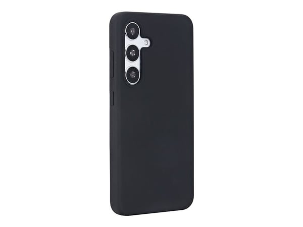 eSTUFF London - Baksidedeksel for mobiltelefon - termoplast-polyuretan (TPU) - svart - for Samsung Galaxy A56