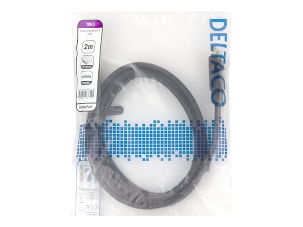 DisplayPort DP1.4 Flex cable, 2M, black