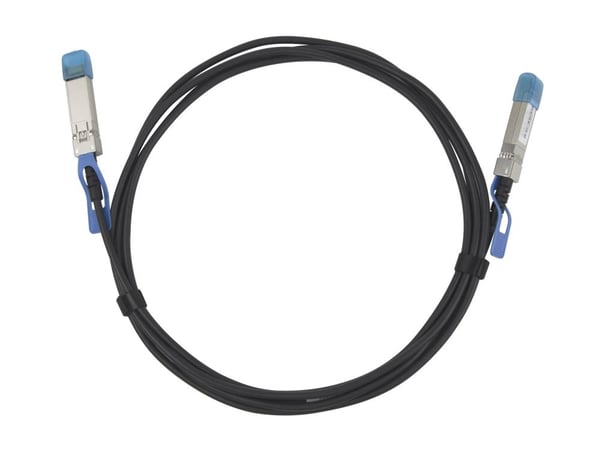 DELTACO - 25GBase-CU direkte tilkoblingskabel - SFP28 til SFP28 - 2 m - toakset - passiv - svart