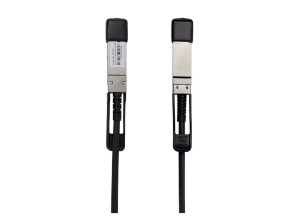 DELTACO - 40GBase-CU direkte tilkoblingskabel - QSFP+ til QSFP+ - 3 m - toakset - passiv - svart