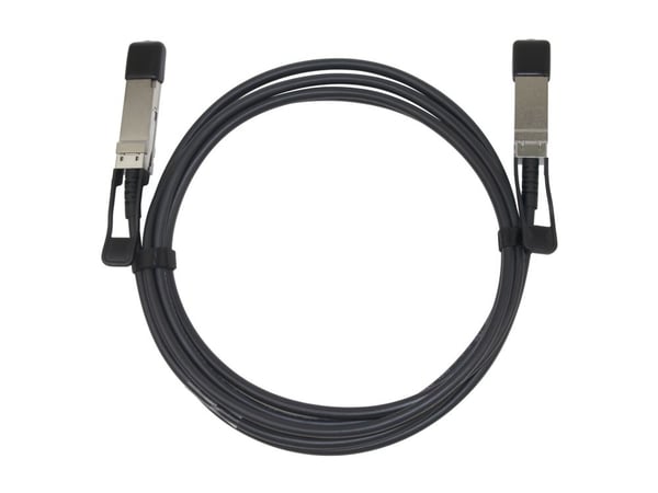 DELTACO - 40GBase-CU direkte tilkoblingskabel - QSFP+ til QSFP+ - 2 m - toakset - passiv - svart