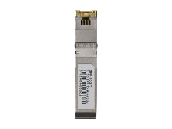 DELTACO - SFP+ transceivermodul - 10GbE - 10GBase-T - RJ-45 - opp til 30 m