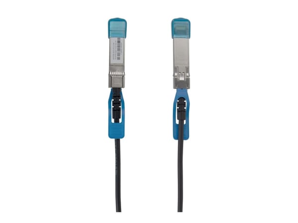 DELTACO - 25GBase-CU direkte tilkoblingskabel - SFP28 til SFP28 - 1 m - toakset - passiv - svart
