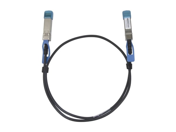 DELTACO - 25GBase-CU direkte tilkoblingskabel - SFP28 til SFP28 - 1 m - toakset - passiv - svart