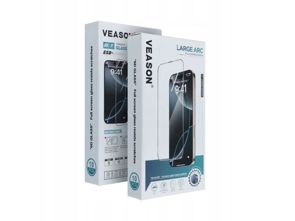 Karkaistua lasia 6D Pro Veason lasi (SET 10in1) - Samsung Galaxy S25 musta