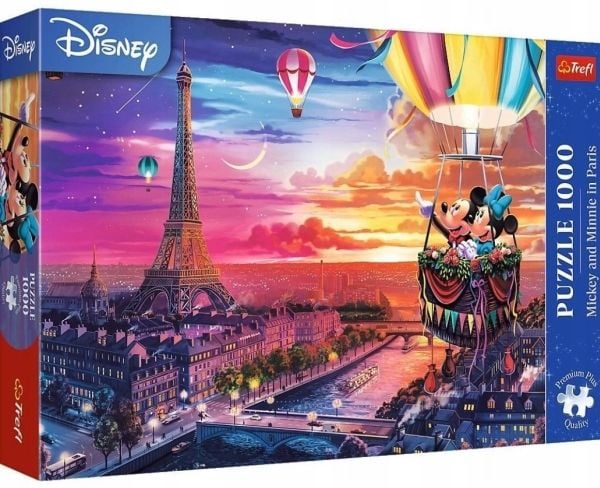PUZZLE 1000 PremPlus Mickey_Minnie w Paryżu 10917