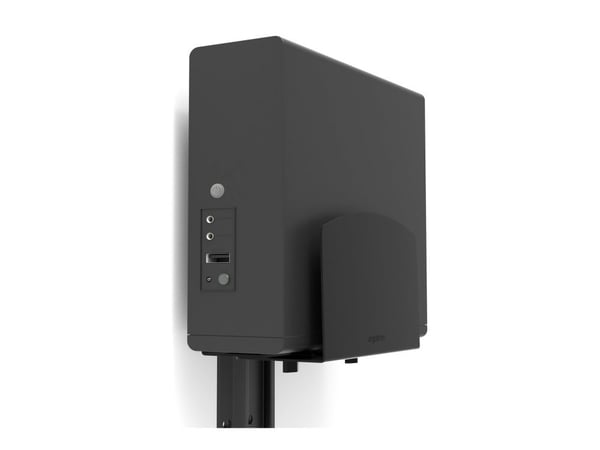 Ergotron LX Pro - Monteringssett (veggspor 10", montering) - for PC-veske - medium - stål, aluminium - svart