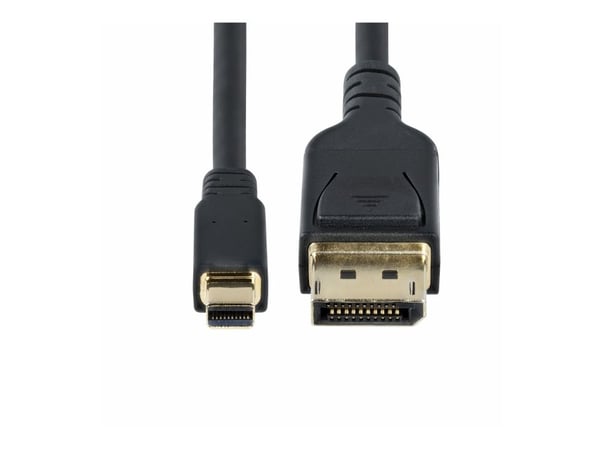 StarTech Mini DP to DisplayPort 1.4 Cable 8K 60Hz HBR3 4K - DisplayPort-kabel - Mini DisplayPort (hann) til DisplayPort (hann) låst - Displayport 1...