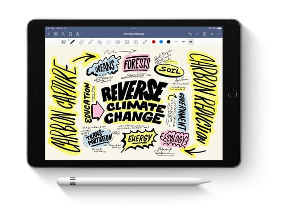 Apple Pencil 1. sukupolvi - Aktiv skrivestift - Bluetooth
