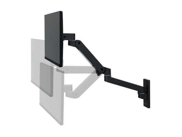 Ergotron LX Pro - Monteringssett (leddarm) - modulær - for LCD-skjerm - svart - skjermstørrelse: inntil 34" - veggmonterbar