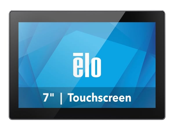 Elo 0704LS - LED-skjerm - 7" - berøringsskjerm - 1280 x 800 HD @ 60 Hz - 400 cd/m² - 800:1 - 35 ms - USB-C - høyttalere - mørk grå