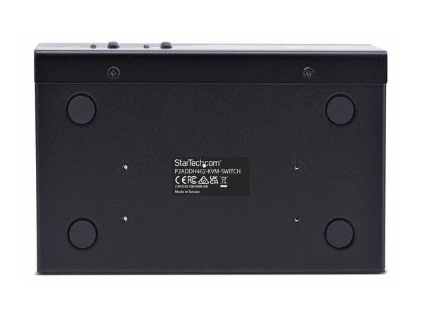 StarTech.com P2ADDH462-KVM-SWITCH, 3840 x 2160 pikseliä, 4K Ultra HD, 36 W, musta