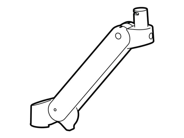 Ergotron LX Pro - Monteringskomponent (arm uten pivot) - Konstant kraftteknologi - svart - monitorarm