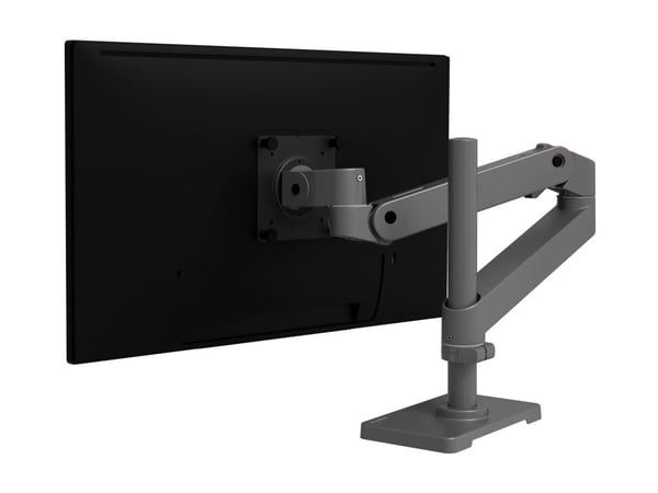 Ergotron LX Pro - Monteringssett (leddarm) - modulær - for LCD-skjerm - med høy stang - mørk grå - skjermstørrelse: inntil 34" - skrivebordsmonterbar