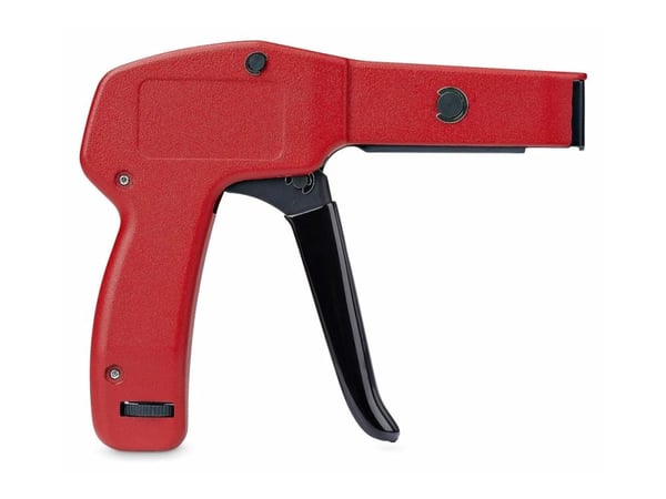 StarTech.com N10MM-CABLE-TIE-GUN, Nailon, Punainen, 2,4 - 4,8 mm, Alumiini, Terästä, 127 mm, 156 mm