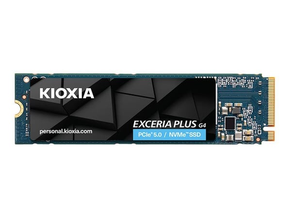 KIOXIA Exceria Plus G4 Series LVD10Z001TG8 - SSD - 1 TB - inbyggd - M.2 2280 - PCI Express 5.0 x4 (NVMe)