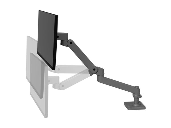 Ergotron LX Pro - Monteringssett (leddarm) - modulær - for LCD-skjerm - mørk grå - skjermstørrelse: inntil 34" - skrivebordsmonterbar