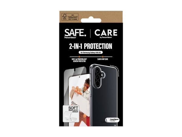 CARE by PanzerGlass X-Ray - 2-i-1-pakke - baksidedeksel for mobiltelefon - termoplast-polyuretan (TPU), polyethlen-tereftalat (PET), 60% resirkuler...