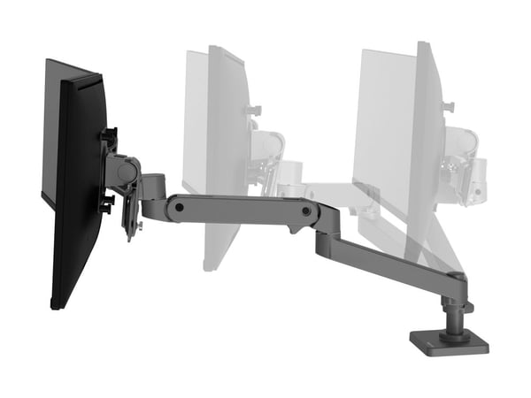 Ergotron LX-sarja 45-684-293, kiinnitin, 8,5 kg, 68,6 cm (27"), 100 x 100 mm, korkeussäätö, harmaa