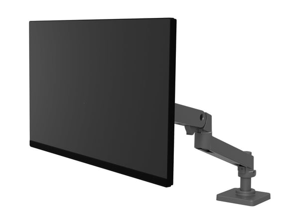 Ergotron LX Pro - Monteringssett (leddarm) - modulær - for LCD-skjerm - mørk grå - skjermstørrelse: inntil 34" - skrivebordsmonterbar