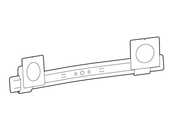 Ergotron LX Pro - Monteringssett (bue, 2 svingtapper, tilbehørsfastvare) - for flatpanel - dual direct, konverteringssett - hvit - skjermstørrelse:...