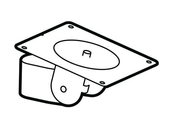 Ergotron LX Pro - Monteringssett (skjermpivot) - for flatpanel - konverteringssett - hvit - skjermstørrelse: 34"