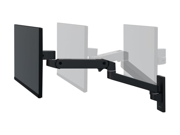 Ergotron LX Pro - Monteringssett (leddarm) - modulær - for LCD-skjerm - svart - skjermstørrelse: inntil 34" - veggmonterbar