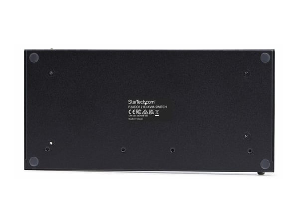 StarTech.com P2ADD121D-KVM-SWITCH, 3840 x 2160 pikseliä, 4K Ultra HD, 36 W, musta
