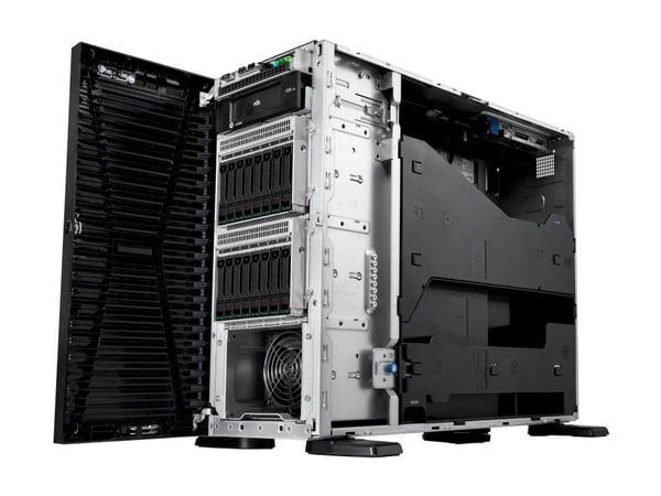 HPE ProLiant ML110 Gen11 - Server - tower 4.5U - 1-veis - 1 x Xeon Silver 4510 / inntil 4.1 GHz - RAM 64 GB - SATA/SAS/PCI Express - hot-swap 2.5" ...