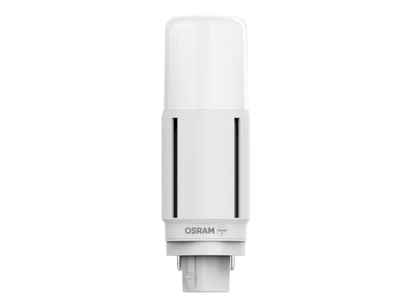 OSRAM DULUX D EM & AC Mains - LED-lyspære - form: tubulær - mattslipt finish - G24d - 5.5 W (ekvivalent 13 W) - klasse E - kjølilg hvitt lys - 4000 K