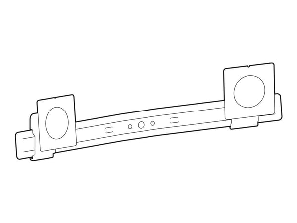 Ergotron LX Pro - Monteringssett (bue, 2 svingtapper) - for flatpanel - dual direct, konverteringssett - svart - skjermstørrelse: 27" - monitorarm ...