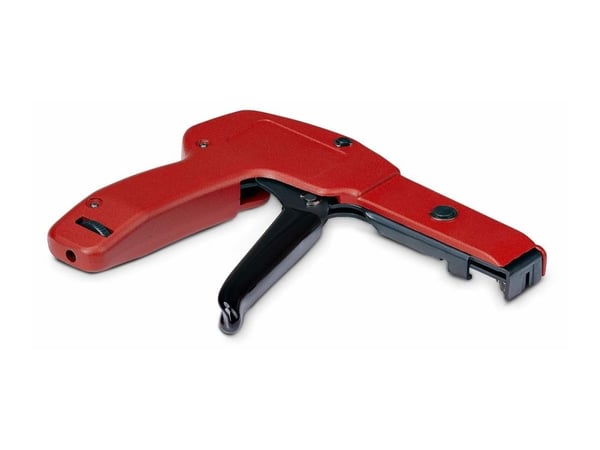 StarTech.com N10MM-CABLE-TIE-GUN, Nailon, Punainen, 2,4 - 4,8 mm, Alumiini, Terästä, 127 mm, 156 mm