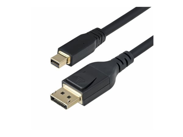 StarTech Mini DP to DisplayPort 1.4 Cable 8K 60Hz HBR3 4K - DisplayPort-kabel - Mini DisplayPort (hann) til DisplayPort (hann) låst - Displayport 1...