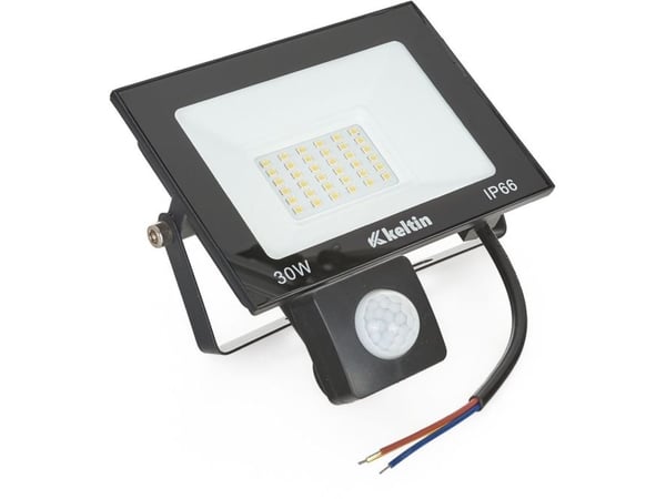 KELTIN LED-projektør 30W med bevegelsessensor – kaldhvit 6500K KELTIN LED-projektør 30W med bevegelsessensor – kaldhvit 6500K