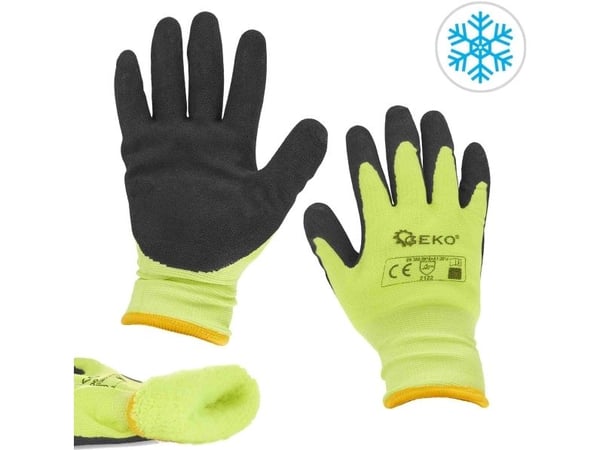 Geko vinterisolerte arbeidshansker fluorescerende str. 10 (12/120)