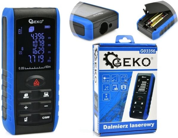 Geko laseravstandsmåler 60 m LCD HD (40)