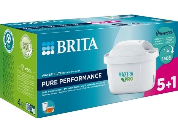 BRITA MAXTRA+ - Vannfilter - til vannfiltermugge (en pakke 6)