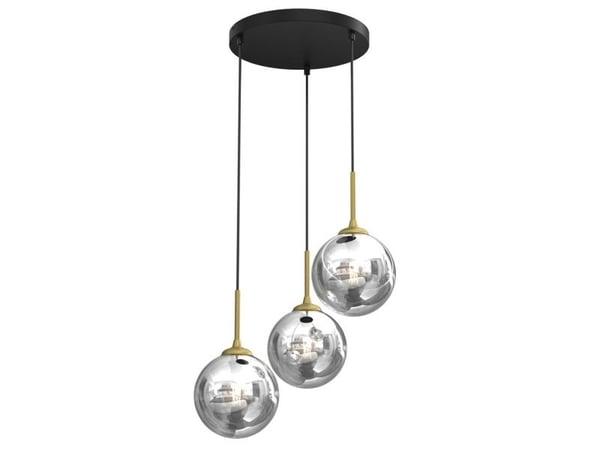 Hengelampe Domoletti PENDANT LIGHT BURSA 3xE14 rund BL/gull